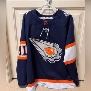 Edmonton Oilers Evander Kane Reverse Retro Jersey